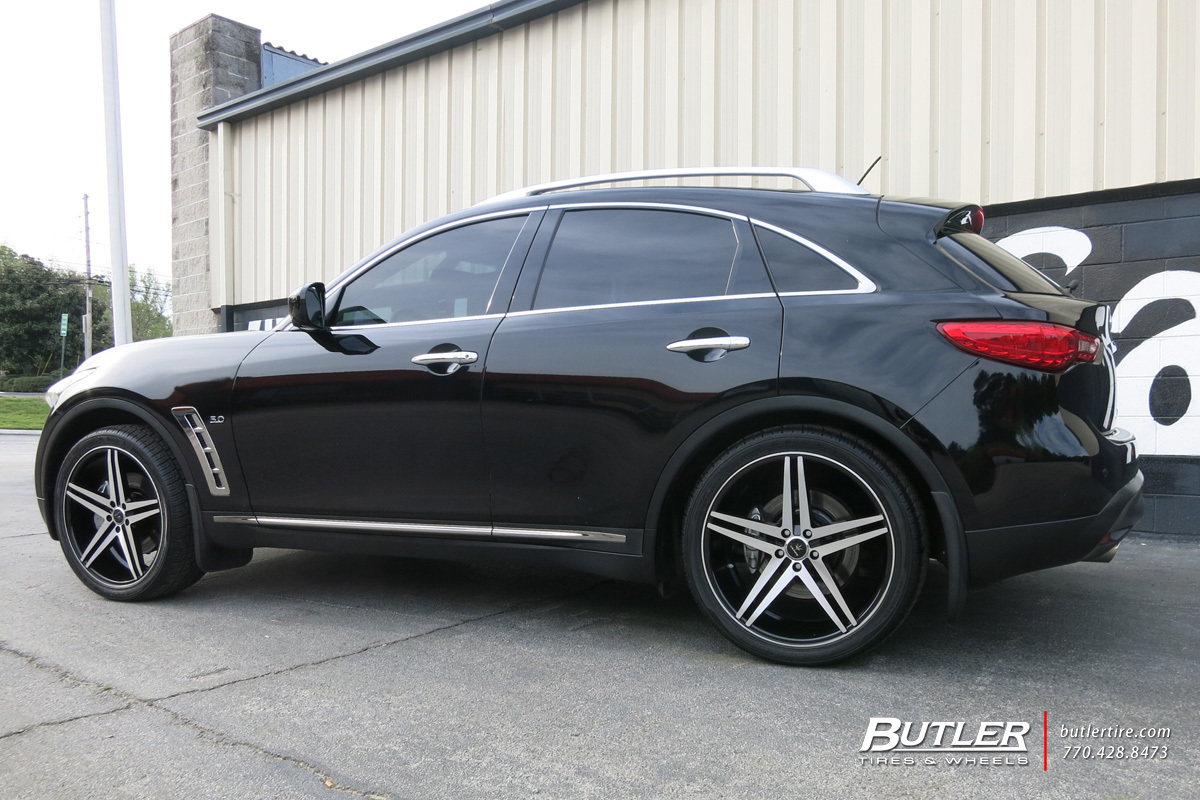 photo 3 Infiniti FX50 custom wheels Verde Parallax 22x, ET , tire size X R22. x ET