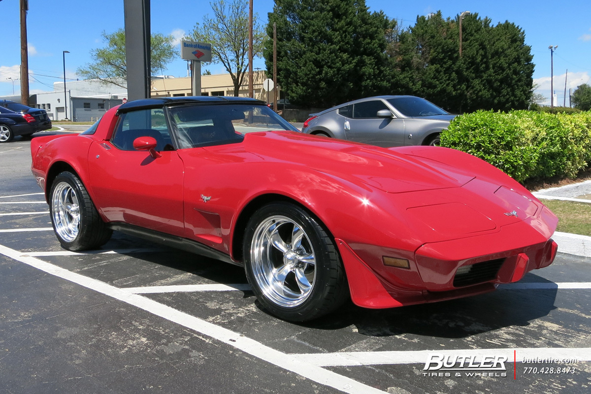 photo 1 Chevrolet Corvette custom wheels American Racing Torque Thrust II 18x, ET , tire size X R18. x ET