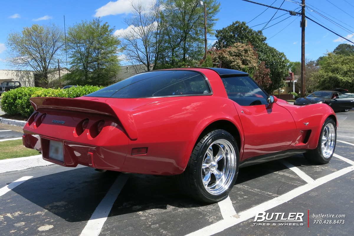 photo 3 Chevrolet Corvette custom wheels American Racing Torque Thrust II 18x, ET , tire size X R18. x ET
