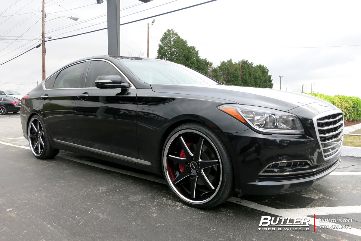 photo 1 Hyundai Genesis custom wheels Lexani R-Seventeen 22x, ET , tire size X R22. x ET