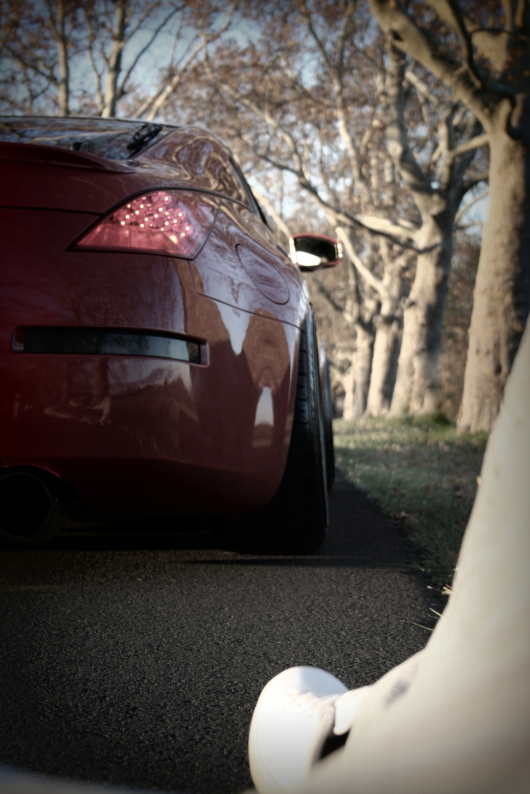photo 5 Nissan 350Z custom wheels Work Emotion Cr-Kai 18x9.5, ET -13, tire size 225/40 R18. 18x9.5 ET-18 225/40 R18