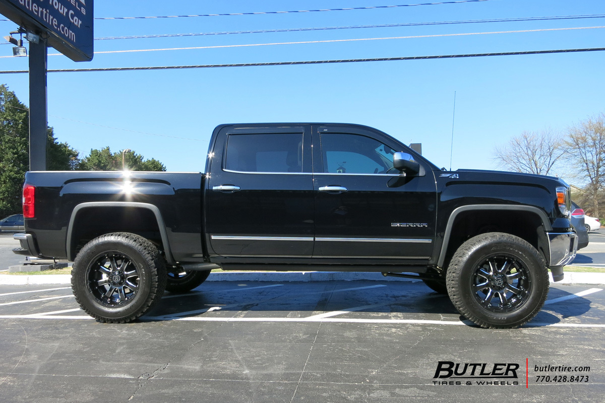 photo 2 GMC Sierra 2500HD custom wheels Black Rhino Sierra 20x, ET , tire size X R20. x ET