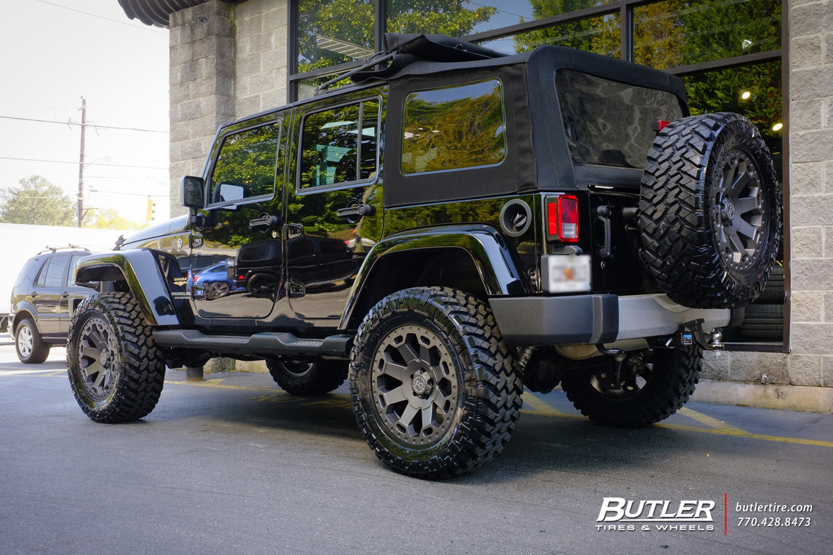 photo 4 Jeep Wrangler custom wheels Black Rhino Warlord 20x, ET , tire size X R20. x ET