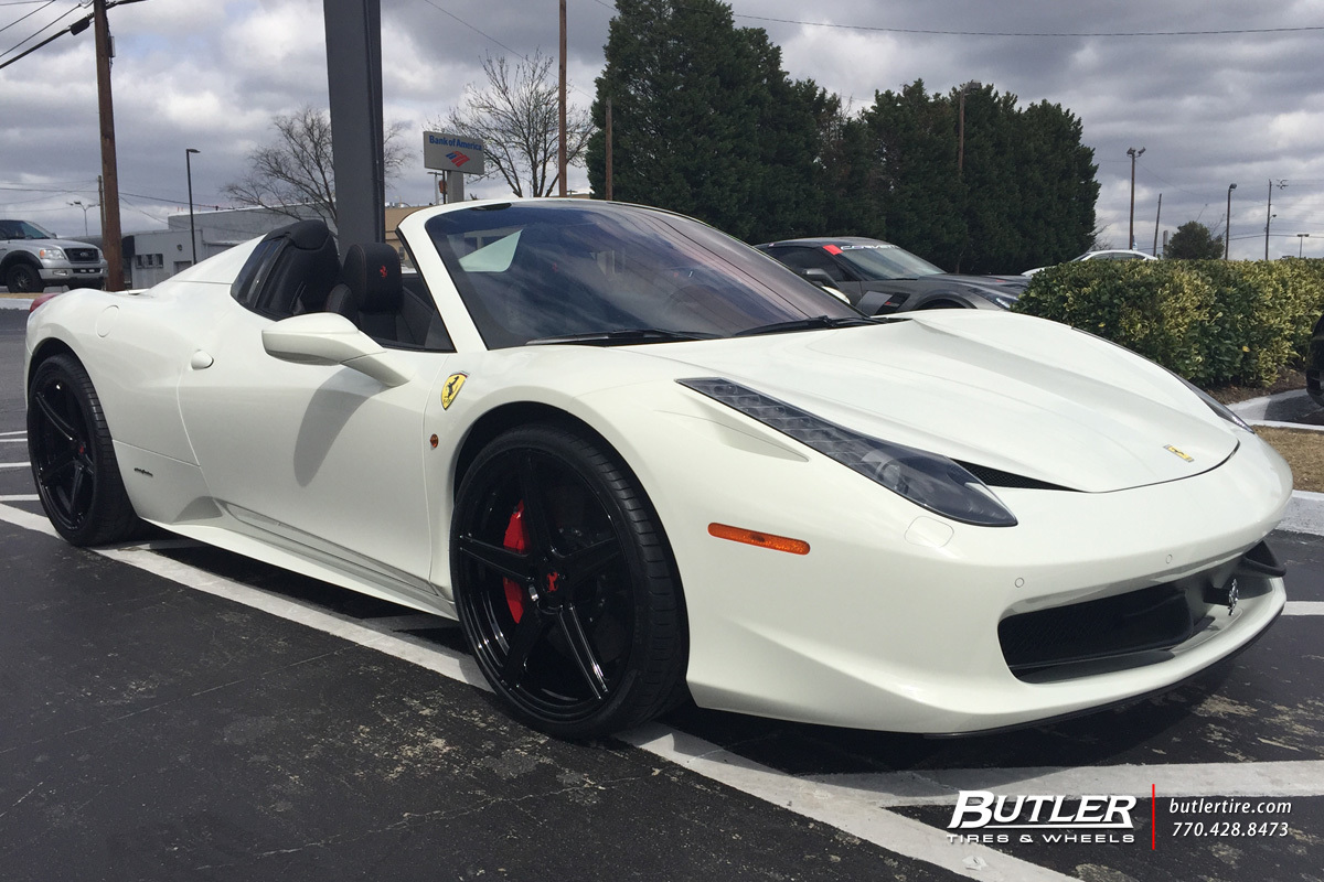 photo 1 Ferrari 458 Italia custom wheels Avant Garde AGL16 22x, ET , tire size X R22. x ET 