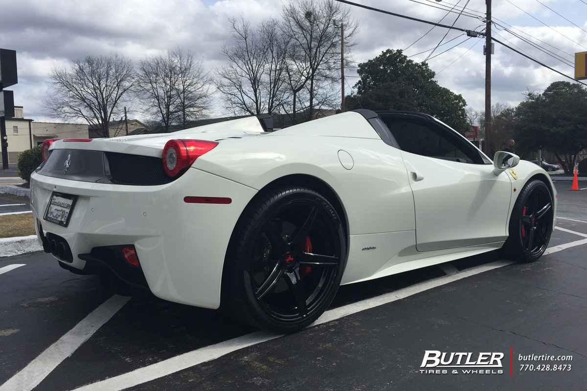 photo 2 Ferrari 458 Italia custom wheels Avant Garde AGL16 22x, ET , tire size X R22. x ET 