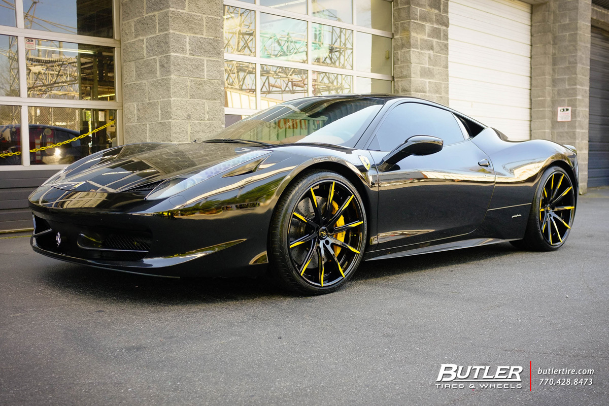 photo 2 Ferrari 458 Italia custom wheels Lexani LZ-101 22x, ET , tire size X R22. x ET 