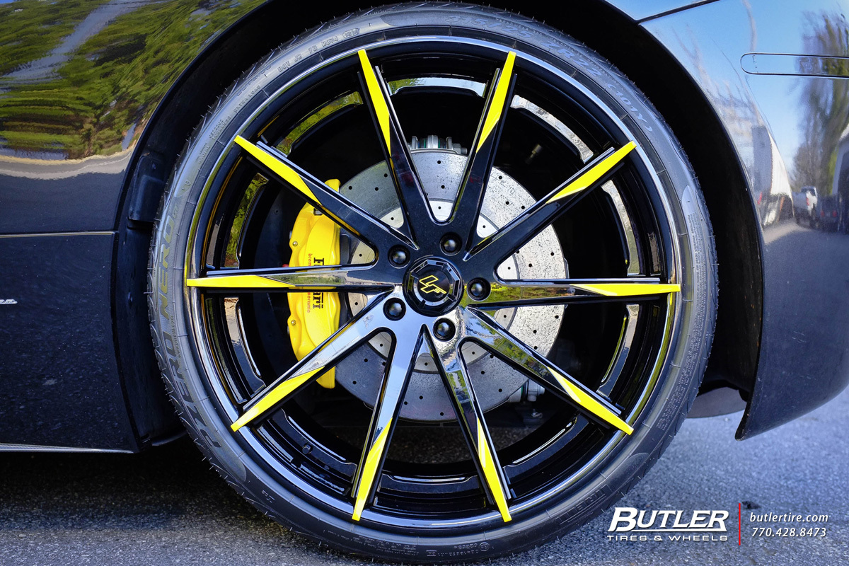 photo 1 Ferrari 458 Italia custom wheels Lexani LZ-101 22x, ET , tire size X R22. x ET 