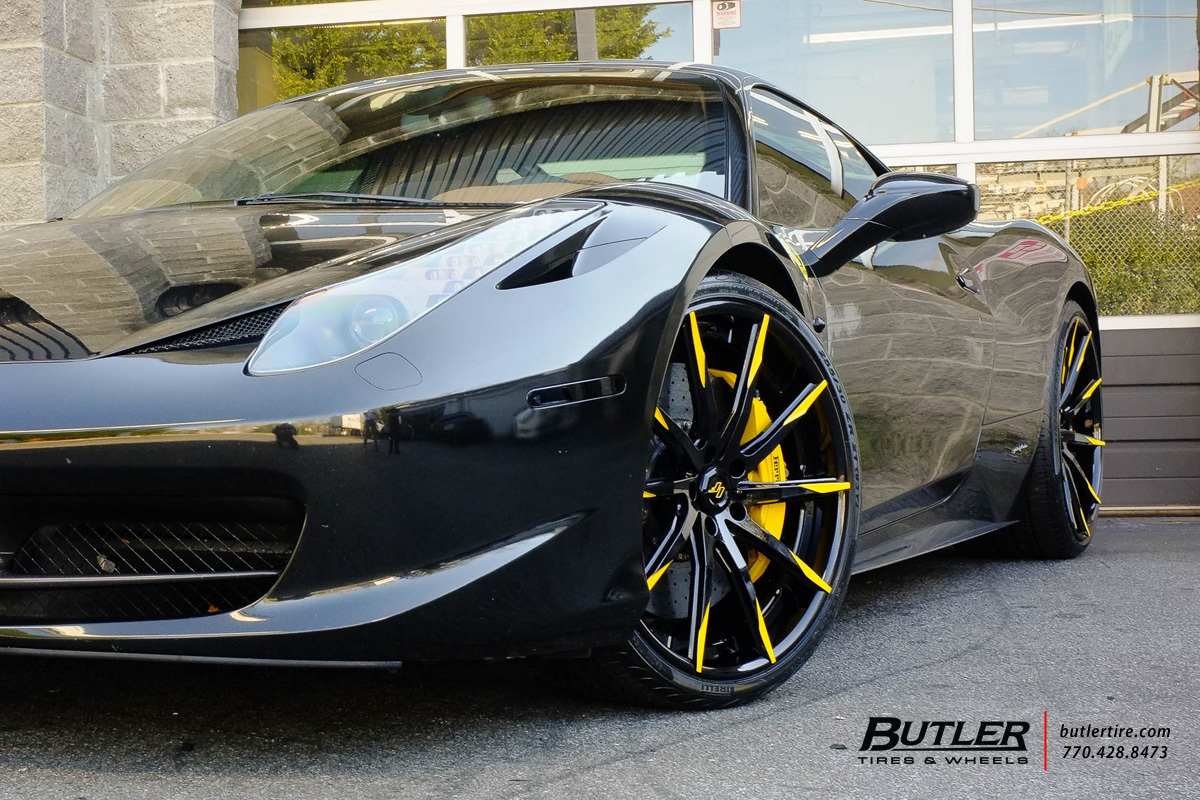 photo 4 Ferrari 458 Italia custom wheels Lexani LZ-101 22x, ET , tire size X R22. x ET 