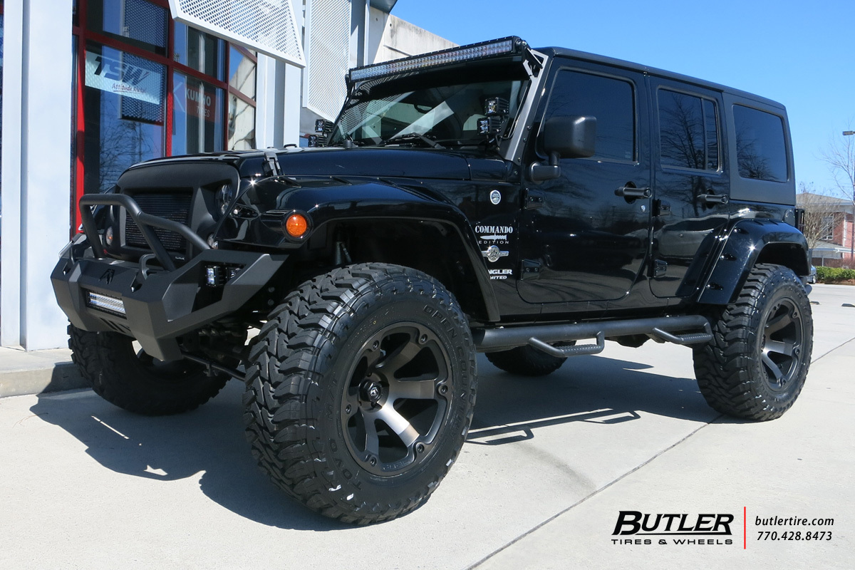 photo 1 Jeep Wrangler Unlimited custom wheels Fuel Beast 20x, ET , tire size X R20. x ET