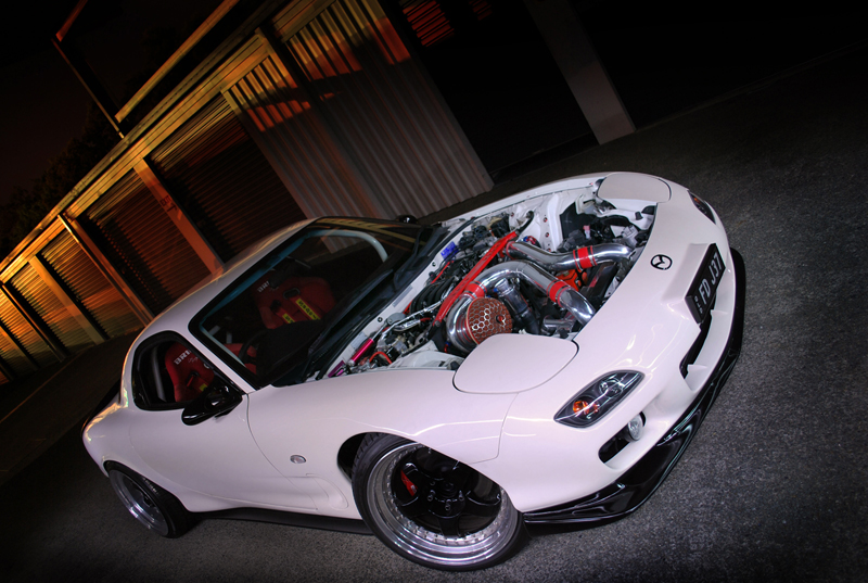 photo 5 Mazda RX-7 custom wheels WORK Meister 18x9.5, ET +7, tire size 235/40 R18. 18x11.5 ET+16 265/35 R18