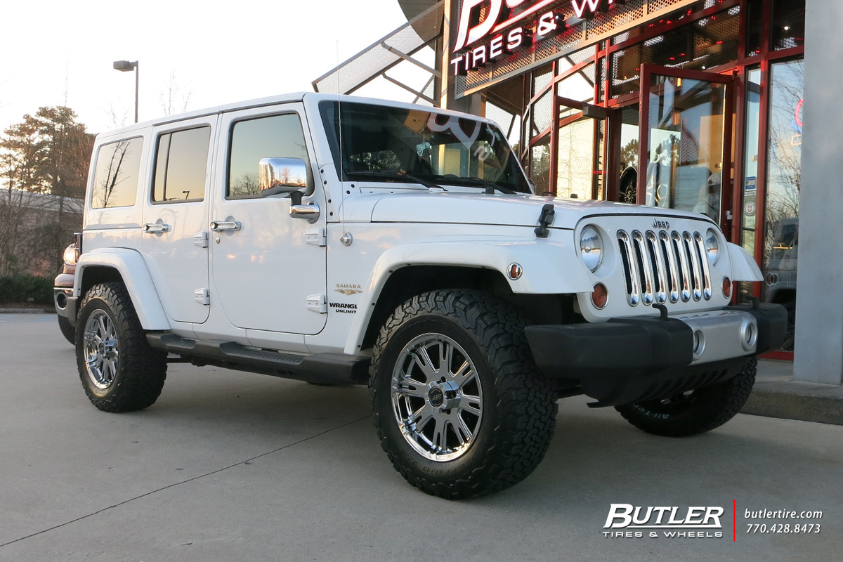 photo 1 Jeep Wrangler Unlimited custom wheels American Racing AR708 17x, ET , tire size X R17. x ET