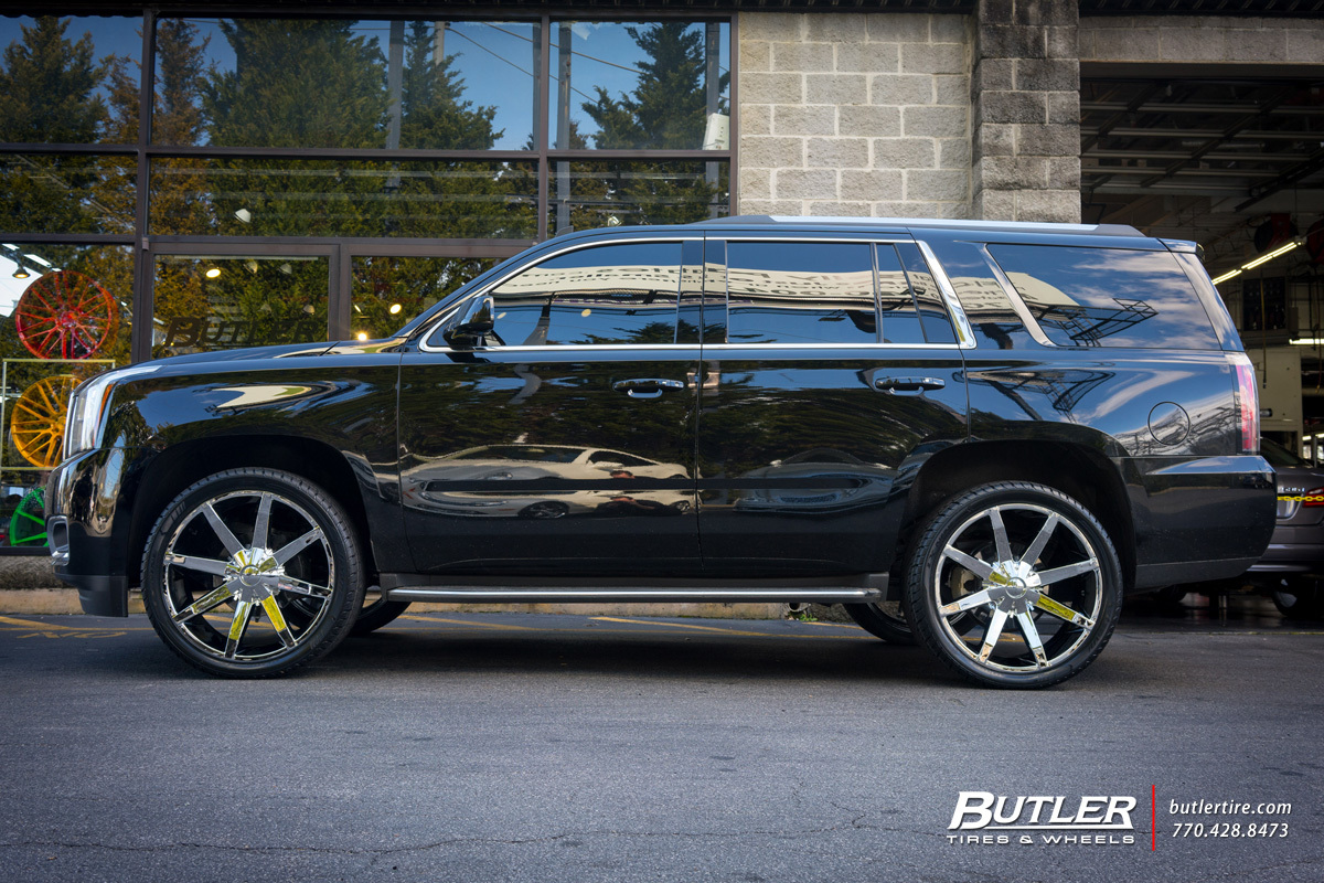 photo 3 GMC Yukon custom wheels KMC Slide 24x, ET , tire size X R24. x ET