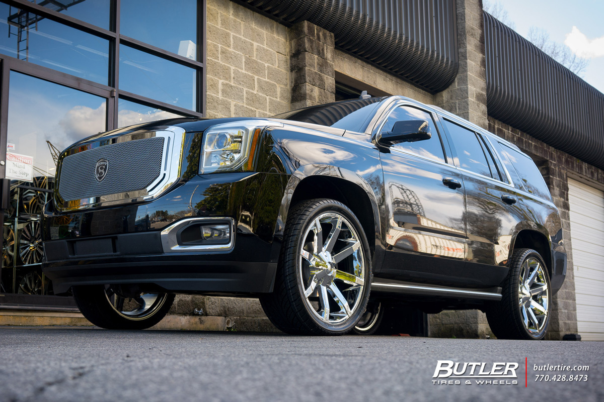 photo 1 GMC Yukon custom wheels KMC Slide 24x, ET , tire size X R24. x ET