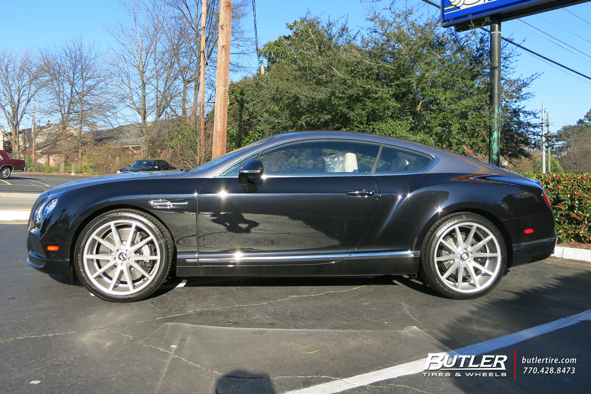 photo 2 Bentley Continental GT custom wheels Vossen VFS1 22x, ET , tire size X R22. x ET