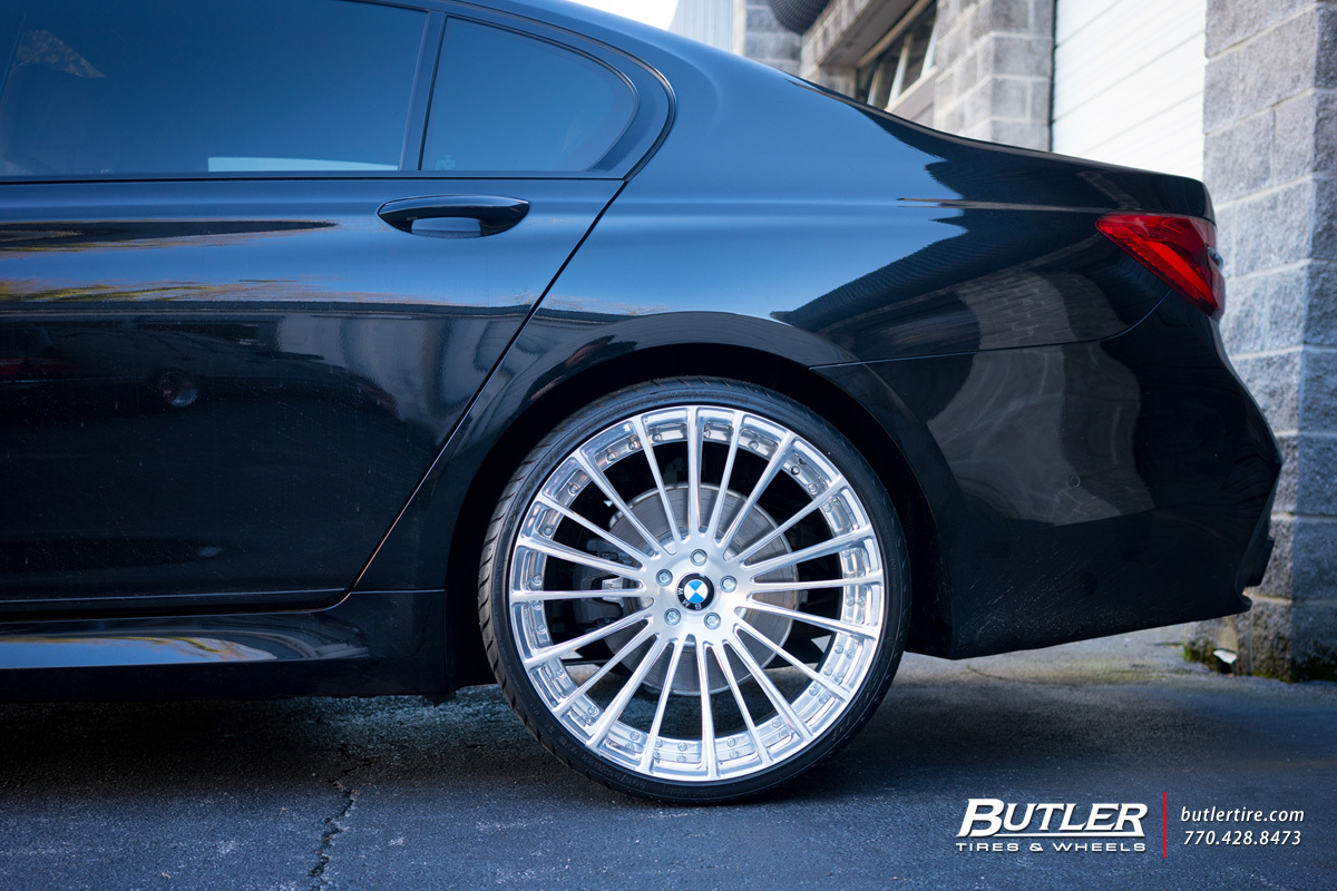 photo 4 BMW 740 custom wheels Savini SV61D 22x, ET , tire size X R22. x ET 