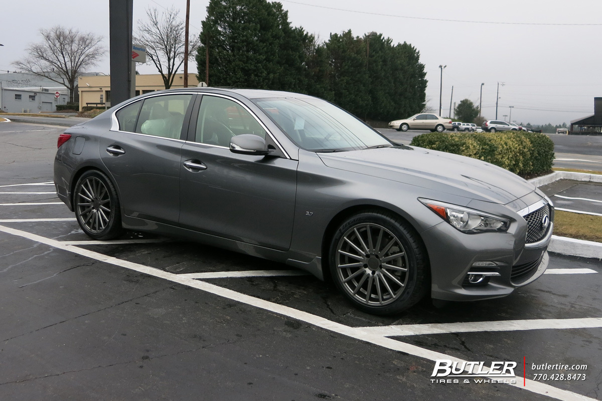 photo 1 Infiniti Q50 custom wheels Vossen VFS2 19x, ET , tire size X R19. x ET 