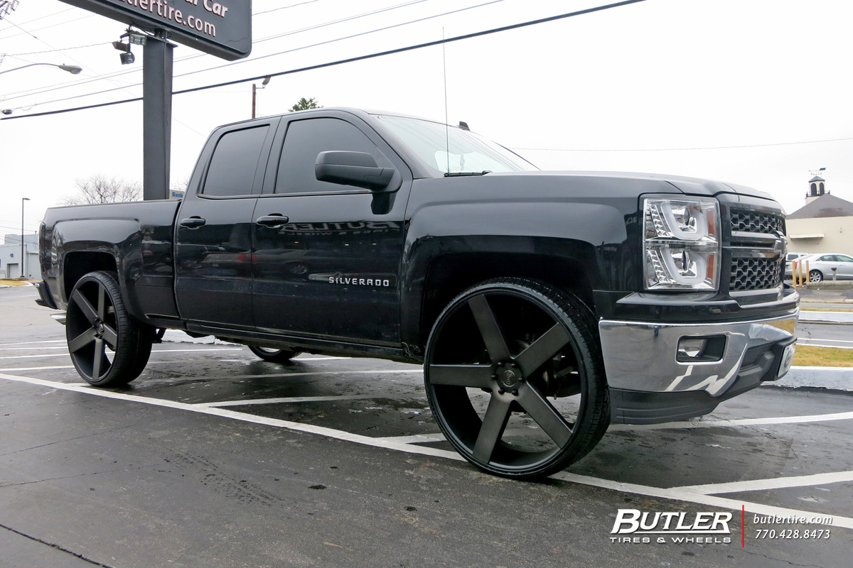 photo 1 Chevrolet Silverado 2500HD custom wheels DUB Baller 30x, ET , tire size X R30. x ET 