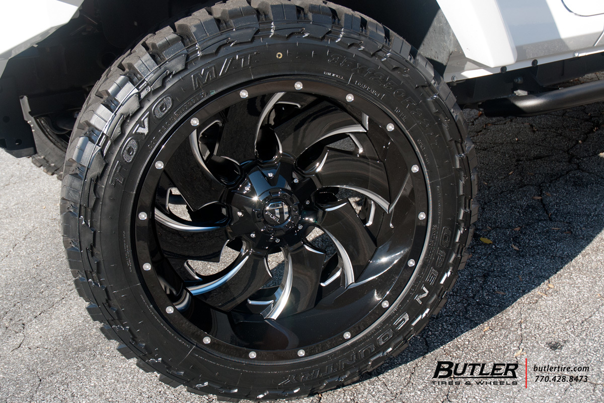 photo 1 Jeep Wrangler custom wheels Fuel Cleaver 22x, ET , tire size X R22. x ET
