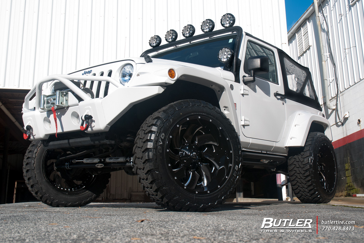 photo 5 Jeep Wrangler custom wheels Fuel Cleaver 22x, ET , tire size X R22. x ET