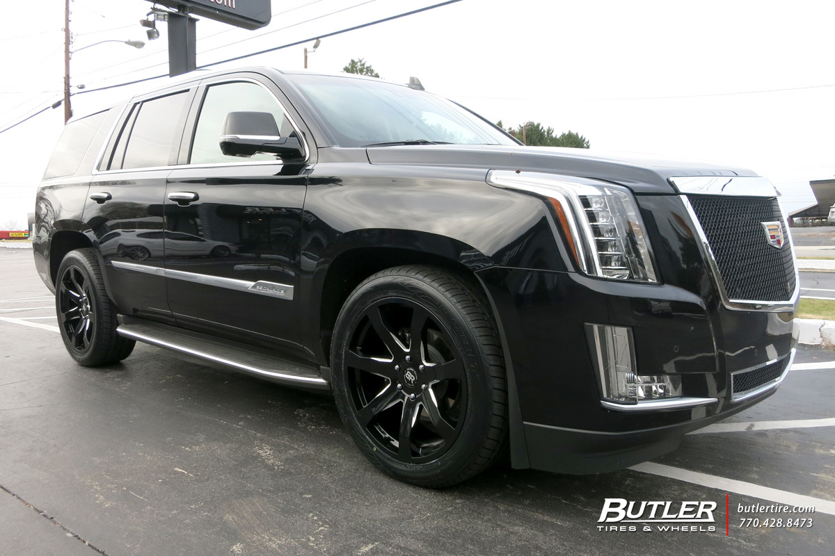 photo 1 Cadillac Escalade ESV custom wheels Black Rhino Mozambique 22x, ET , tire size X R22. x ET