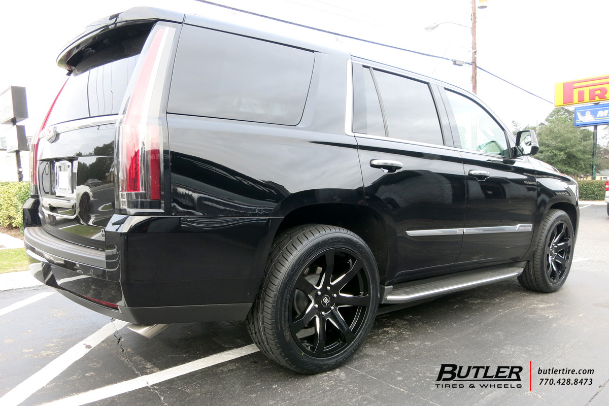 photo 3 Cadillac Escalade ESV custom wheels Black Rhino Mozambique 22x, ET , tire size X R22. x ET
