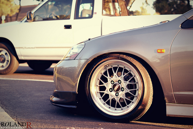 photo 1 Acura RSX custom wheels BBS RYII 17x9.0, ET +30, tire size 215/45 R17. 17x8.0 ET+20 215/45 R17