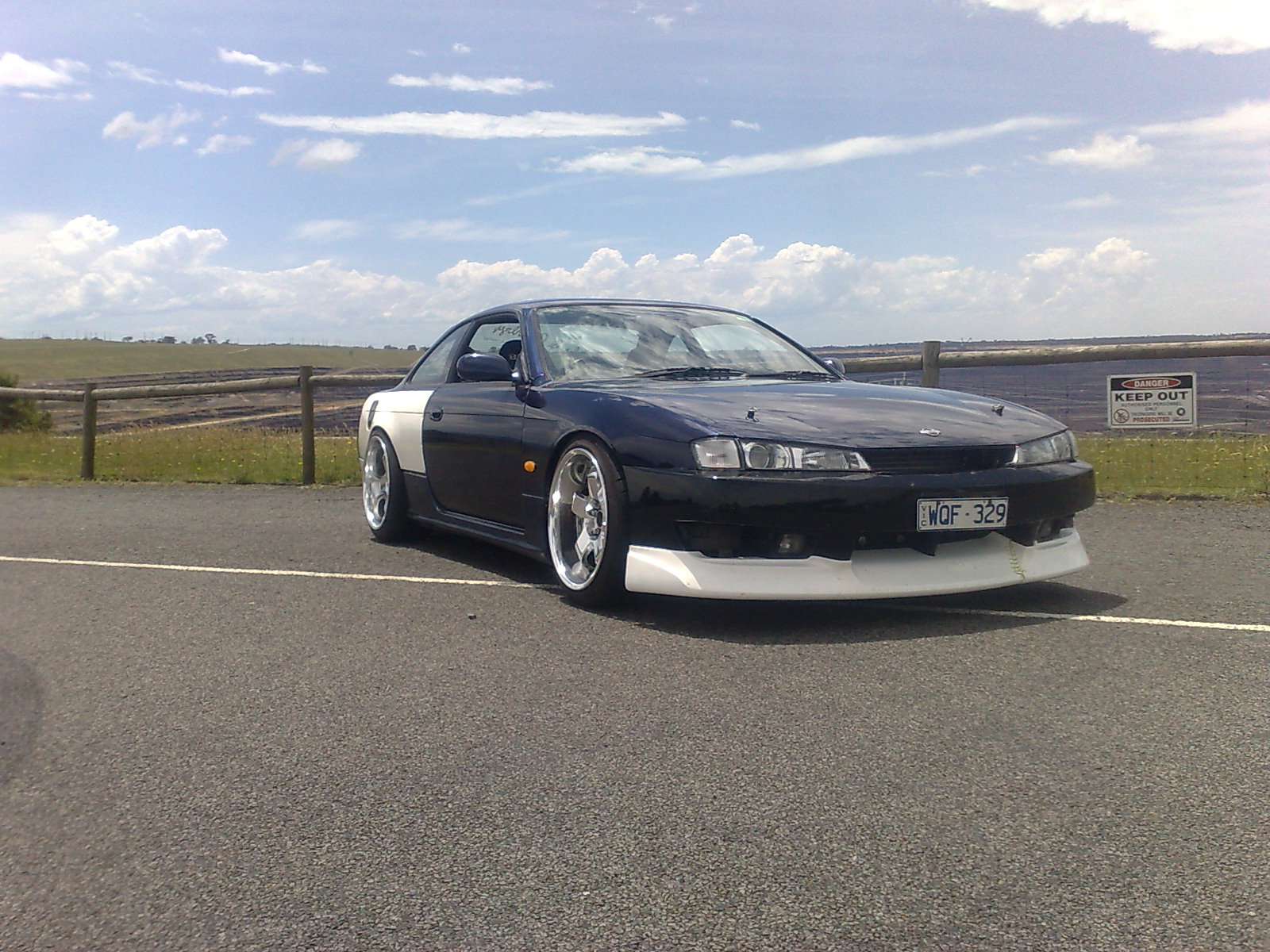 photo 1 Nissan S14 custom wheels Garson Deep Racing Ryugi 18x9.5, ET +4, tire size 225/40 R18. 18x10.0 ET-4 235/40 R18