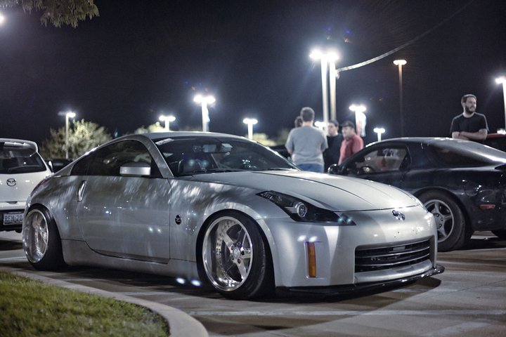 photo 2 Nissan 350Z custom wheels WORK EQUIPS 18x11.0, ET 0, tire size 235/40 R18. 18x12.0 ET0 265/40 R18
