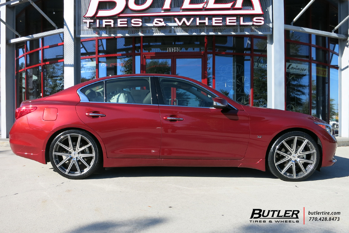 photo 2 Infiniti Q50 custom wheels TSW Rouge 20x, ET , tire size X R20. x ET