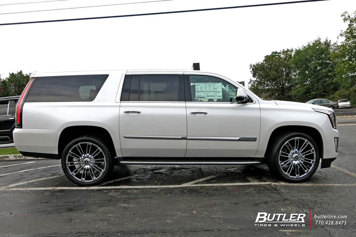 photo 2 Cadillac Escalade ESV custom wheels DUB Baller 26x, ET , tire size X R26. x ET 