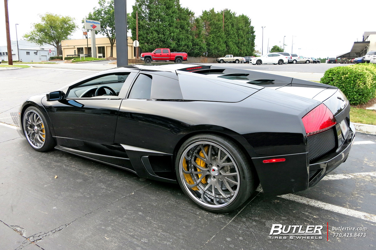 photo 4 Lamborghini Murcielago custom wheels Kinesis K108 20x, ET , tire size X R20. x ET