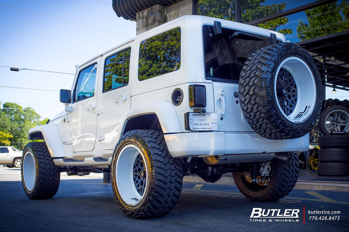 photo 2 Jeep Wrangler Unlimited custom wheels Fuel FF06 22x, ET , tire size X R22. x ET