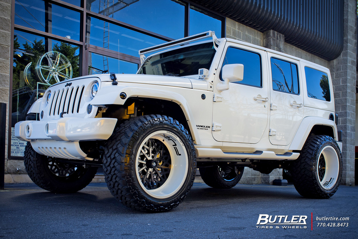photo 4 Jeep Wrangler Unlimited custom wheels Fuel FF06 22x, ET , tire size X R22. x ET