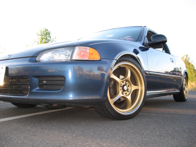 photo 2 Honda Civic custom wheels Rays Gram Lights 17x7.5, ET +40, tire size 205/40 R17. x ET