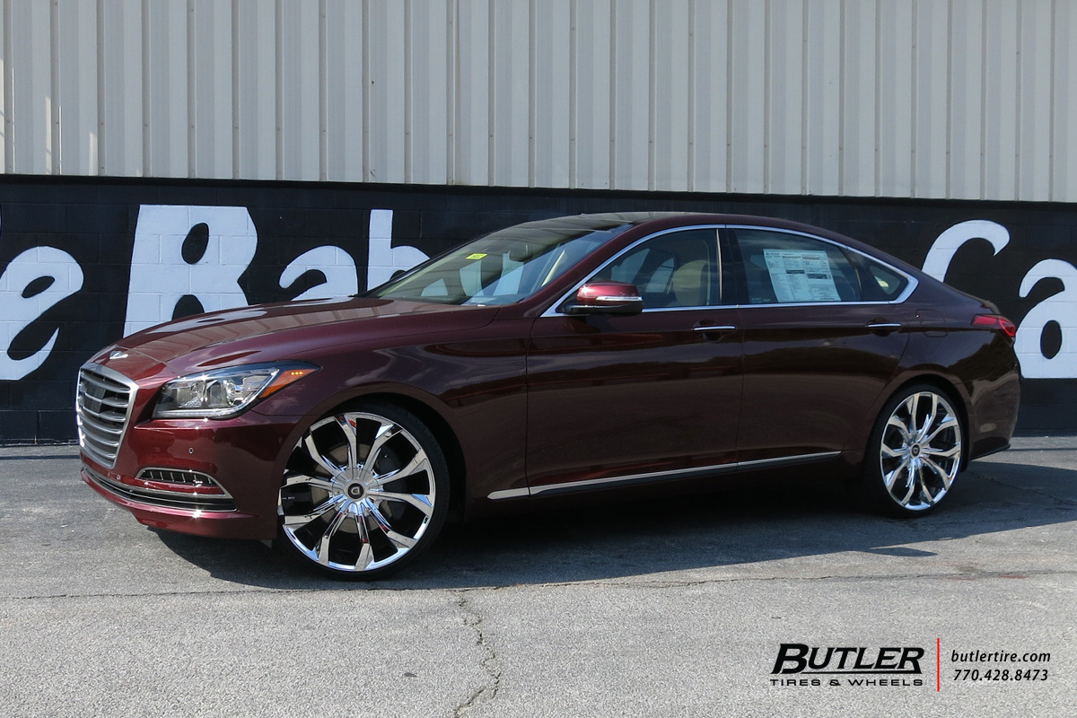 photo 2 Hyundai Genesis custom wheels Lexani Lust 22x, ET , tire size X R22. x ET