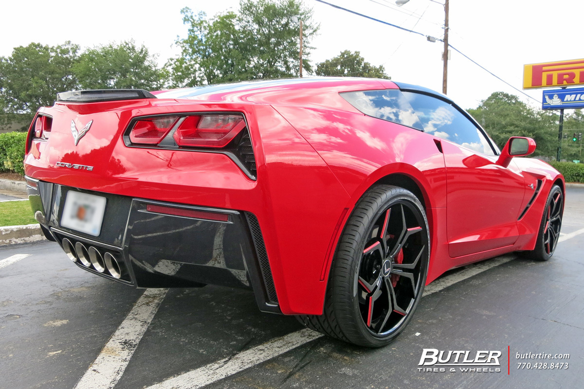 photo 4 Chevrolet Corvette custom wheels Vellano VCX 21x, ET , tire size X R21. x ET 