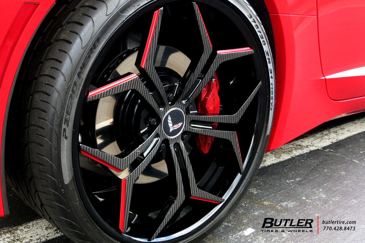 photo 1 Chevrolet Corvette custom wheels Vellano VCX 21x, ET , tire size X R21. x ET 