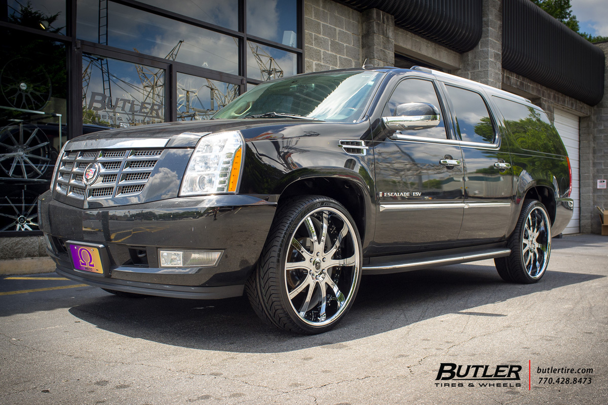 photo 1 Cadillac Escalade ESV custom wheels Savini SV46 26x, ET , tire size X R26. x ET 