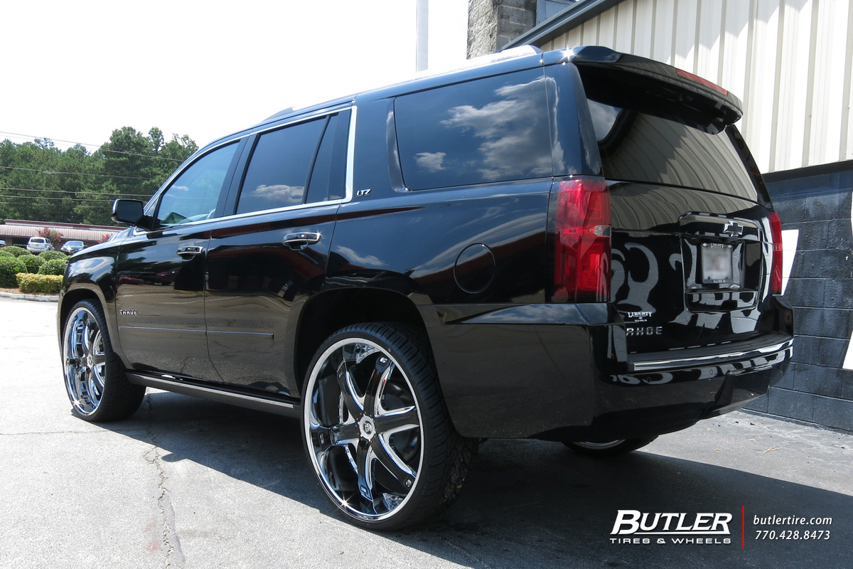 photo 2 Chevrolet Tahoe custom wheels Diablo Fury 28x, ET , tire size X R28. x ET
