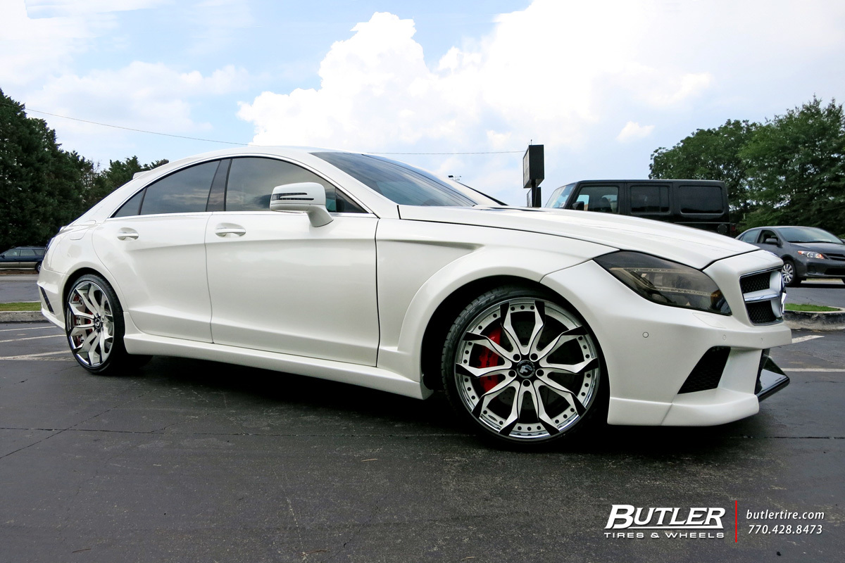 photo 2 Mercedes-Benz CLS-Class custom wheels Forgiato F2 16 20x, ET , tire size X R20. x ET 