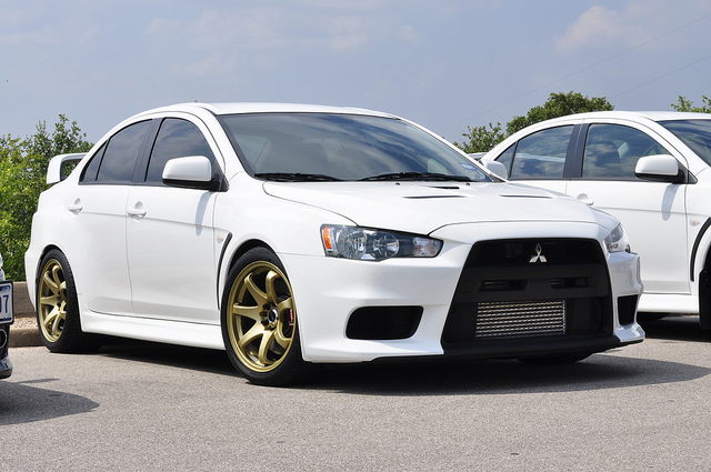 photo 1 Mitsubishi Lancer Evolution custom wheels XXR 522 18x9.5, ET +25, tire size 275/35 R18. x ET