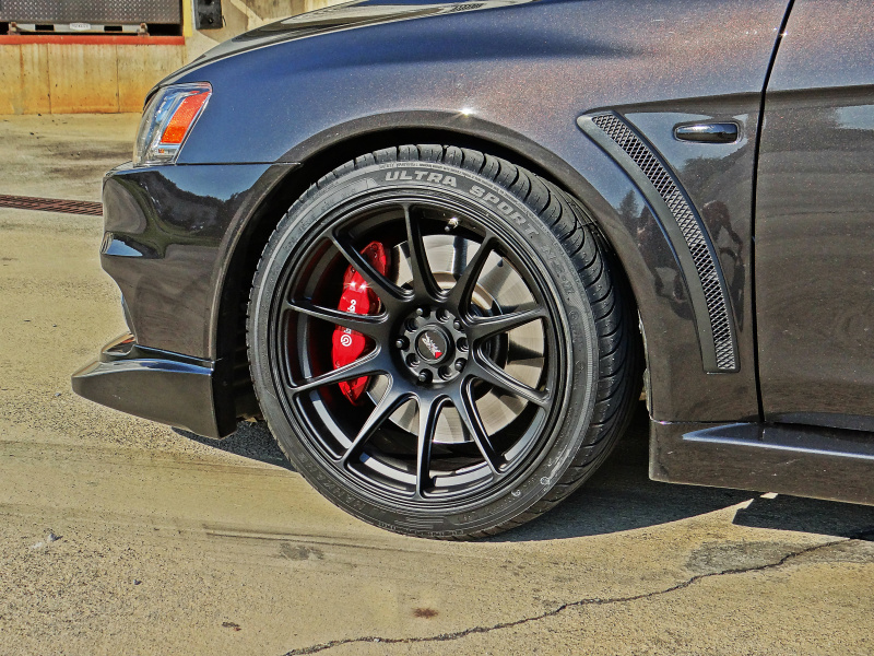 photo 1 Mitsubishi Lancer Evolution custom wheels XXR  18x9.75, ET , tire size 265/35 R18. x ET