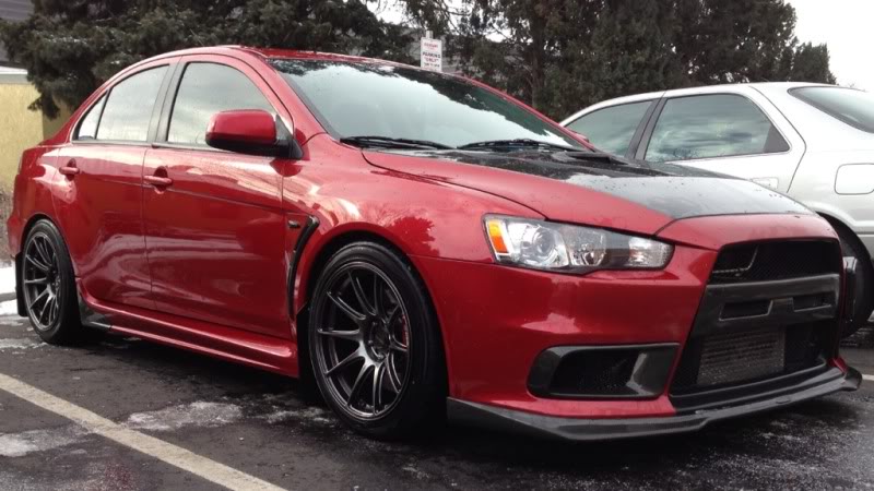 photo 1 Mitsubishi Lancer Evolution custom wheels XXR 527 18x9.75, ET , tire size 255/40 R18. x ET