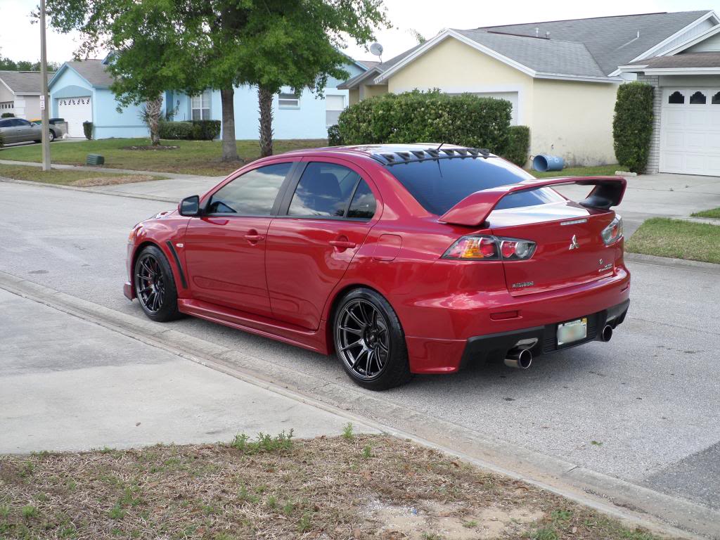 photo 1 Mitsubishi Lancer Evolution custom wheels XXR 527 18x9.75, ET +20, tire size 245/40 R18. x ET