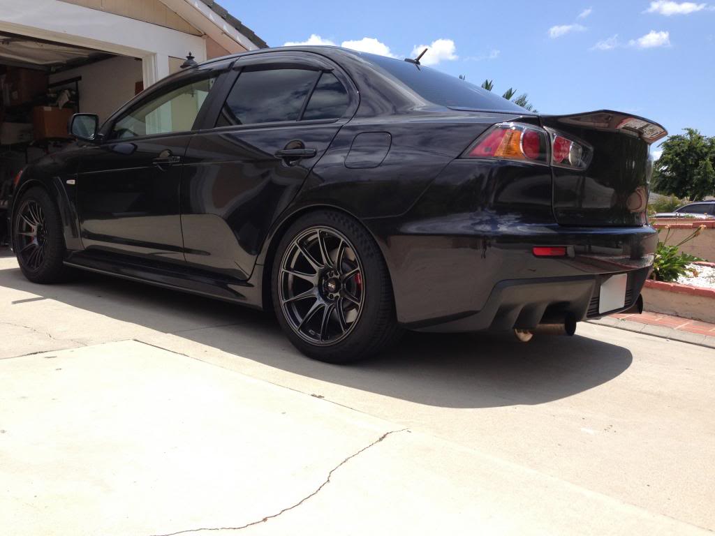 photo 1 Mitsubishi Lancer Evolution custom wheels XXR 527 18x9.75, ET +20, tire size X R18. x ET