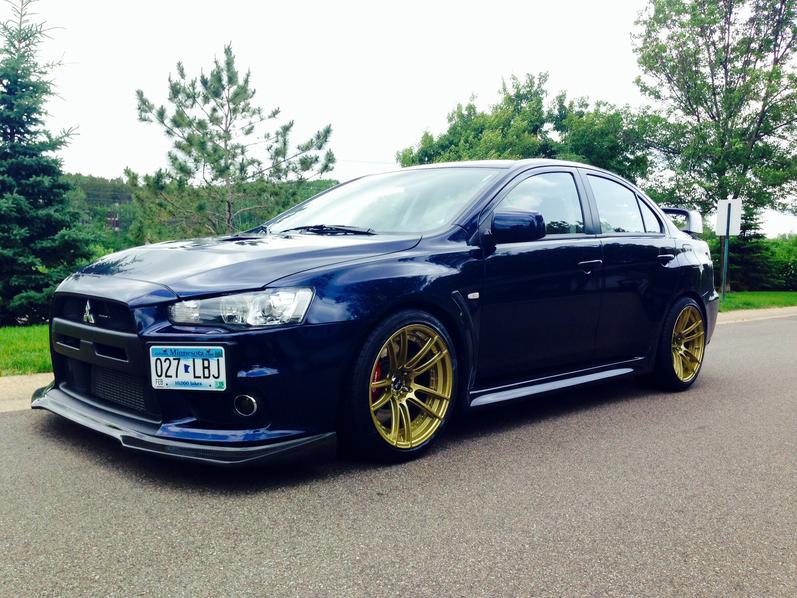 photo 1 Mitsubishi Lancer Evolution custom wheels XXR 969 18x10.25, ET +20, tire size 265/35 R18. x ET