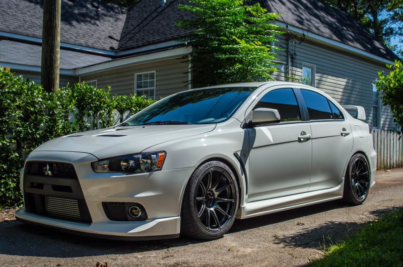 photo 1 Mitsubishi Lancer Evolution custom wheels XXR  18x9.75, ET +20, tire size 265/35 R18. x ET