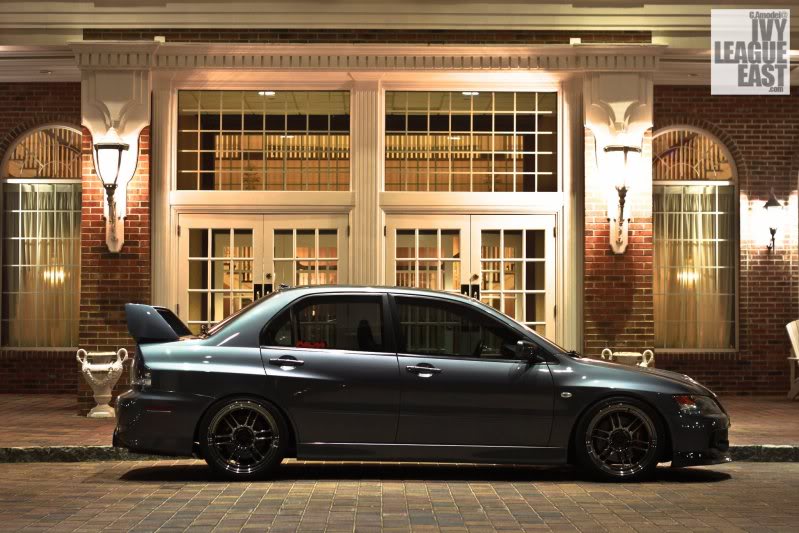 photo 3 Mitsubishi Lancer Evolution custom wheels Enkei RPF1 18x9.5, ET +15, tire size 245/35 R18. x ET