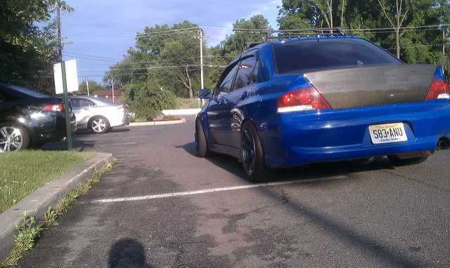 photo 3 Mitsubishi Lancer Evolution custom wheels MB Battle 17x9.5, ET +15, tire size 235/45 R17. x ET