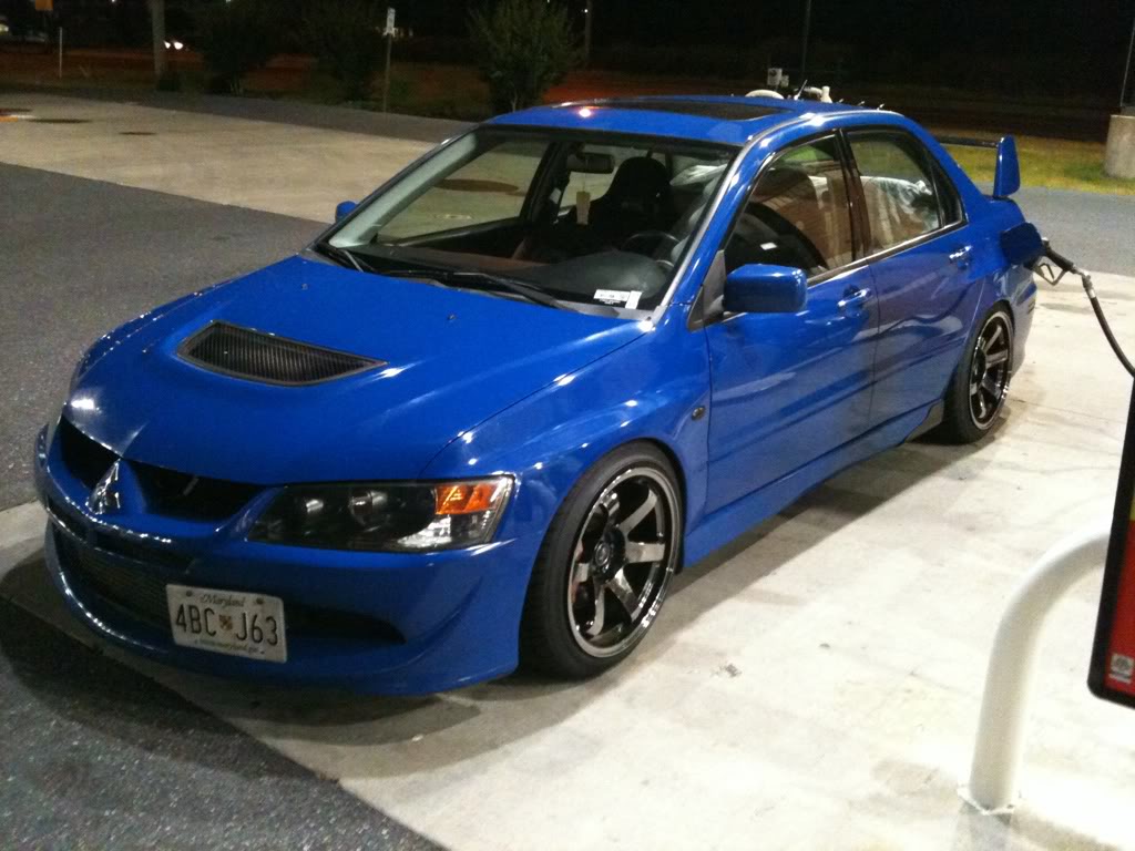 photo 4 Mitsubishi Lancer Evolution custom wheels   18x9.5, ET , tire size 235/40 R18. x ET